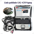 Ready to use CF19 laptop+Forklift Truck Diagnostic Tool For Linde Canbox Doctor with Linde Pathfinder Software
