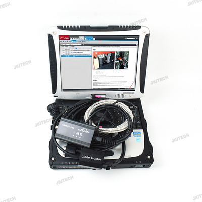 Ready to use CF19 laptop+Forklift Truck Diagnostic Tool For Linde Canbox Doctor with Linde Pathfinder Software