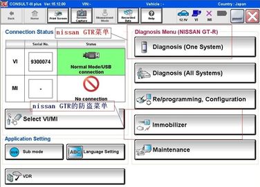 nissan consult-3 plus GTR card for GTR for Car Diagnostics Scanner