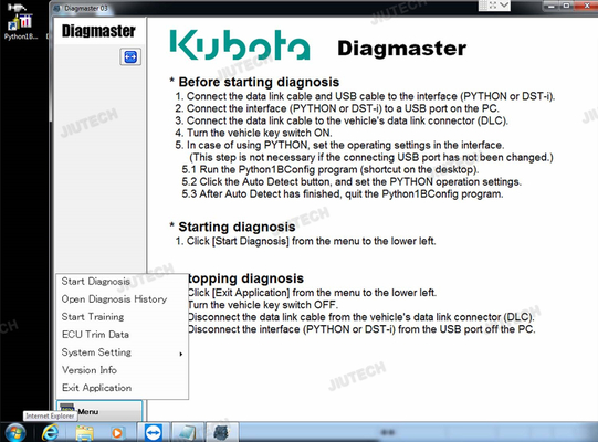 for kubota diagnostic kit python for kubota diagmaster python interface kubota takeuchi diagnostic tool