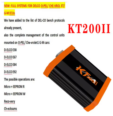 ECU Master KT200II ECU Programmer  Dongle Add License Optimized Hardware Stable USB Support Bench OBD BDM