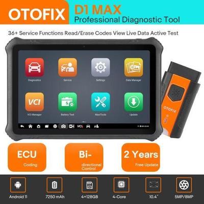 2025 OTOFIX D1 MAX Full System Diagnostics Bi-Directional Scanner Support ECU Coding DoIP & CAN FD 40+ Services