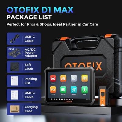 2025 OTOFIX D1 MAX Full System Diagnostics Bi-Directional Scanner Support ECU Coding DoIP & CAN FD 40+ Services