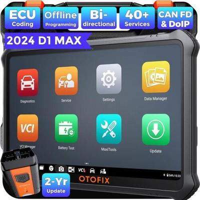 2025 OTOFIX D1 MAX Full System Diagnostics Bi-Directional Scanner Support ECU Coding DoIP & CAN FD 40+ Services