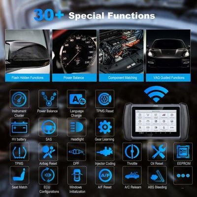 XTOOL InPlus IK618 Key Programming Tool with KC100 Programmer and EEPROM Adapter Support Bi-Directional Control, 31+ Services, OE Full Diagnos
