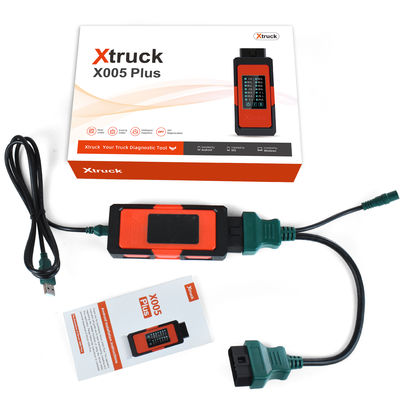 Xtruck X005 Plus Truck Diagnostic Tool with 8 OBDII Test Modes Automatic Fault Code Reading and Live Data Stream