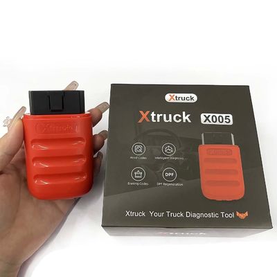 Xtruck X005 Truck OBD2 Diagnostic Scanner Engine Analyzer Fault Code Reader for  FAWDE, SHACMAN, SINOTRUK, DONGFENG with Mobile App