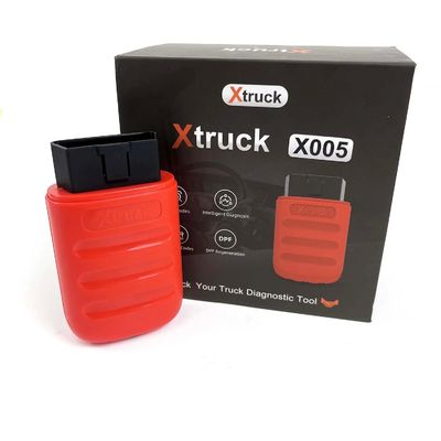 Xtruck X005 Truck OBD2 Diagnostic Scanner Engine Analyzer Fault Code Reader for  FAWDE, SHACMAN, SINOTRUK, DONGFENG with Mobile App