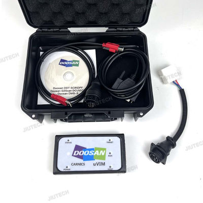 Doosan Diagnostic Tool with 2024 Software Version for Excavator Heavy Industry Engine System SCR DPF DMS-5 DCUECUG2 on Win 10 Professional Edition