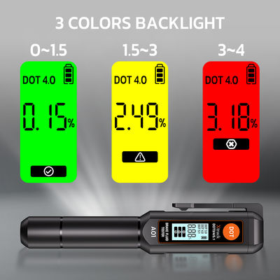 High Accuracy Brake Fluid Tester with Corrosion Resistance and Low Battery Warning for Precise Brake Oil Testing