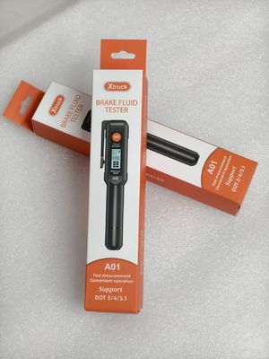 Electronic Brake Fluid Tester Pen with Automatic Sleep Buzzer Alarm and PP + Metal Probe for DOT3 DOT4 DOT5.1 Brake Fluid Testing