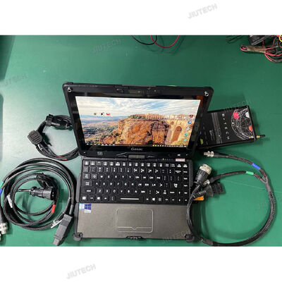 Getac V110 Laptop with For Deutz-Fahr SerDia 4.0 software Diagnostic Tool SDF D-Tech 1.0 for deutz Fahr 4 x CAN K/L-Line Truck Programming