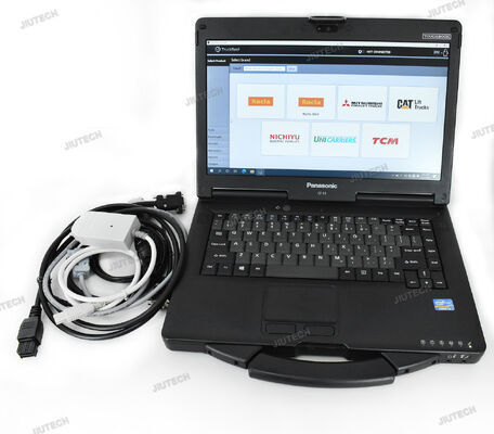 Universal Forklift Diagnostic Tool with CF53 Laptop for MITSUBISHI ET TCM UNICARRIERS ROCLA NICHIYU and USB CAN Interface