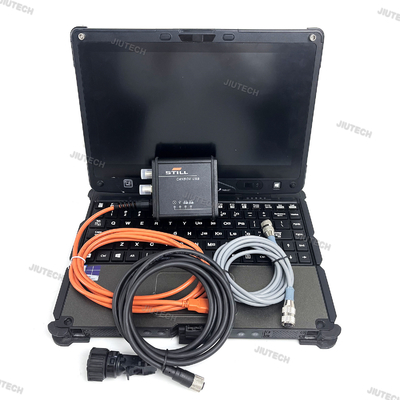固定フォークリフト Canbox 50983605400 診断ケーブル 固定ボックス 固定バスライン CANBOX 2 Getac ラップトップ付き診断ツール