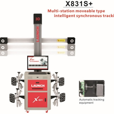 オリジナル LAUNCH X831S+ X831Plus 3D 4柱式アライメントリフト プラットフォーム