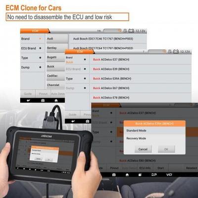 OBDSTAR DC706 ECU Tool for Car and Motorcycle ECM/ TCM/ BODY ECU Cloning by OBD or Bench mode