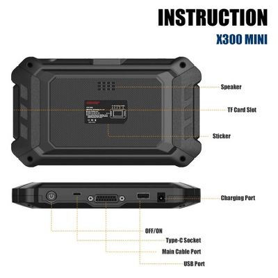 OBDSTAR X300 MINI For GM BUICK/ CHEVROLET/ CADILLAC Support Key Programming Cluster Calibration Oil/ Service Reset OBD Diagnosis
