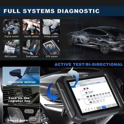 XTOOL D9HD Truck and Car diagnostic tool 12V to 24V 42+Special Functions Topology Mapping for Diesel/gasoline Replace PS90 PRO