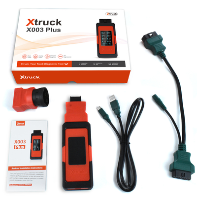 Xtruck X003 Plus トラック診断ツール 欠陥コードとデータストリームをCummins/Volvo/Scaniaのために読み取ります