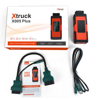 Xtruck X005 Plus Truck Diagnostic Tool with 8 OBDII Test Modes Automatic Fault Code Reading and Live Data Stream