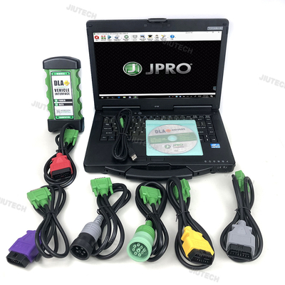 jpro dla診断ツール+2.0車両インターフェース用2024 DLA搭載CF53ノートパソコン 最新ソフトウェア ヘビーデューティトラック スキャナー診断ツール