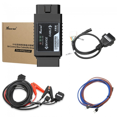 Xhorse VVDI for T-oyota 8A ノンスマートキー オールキー 失われた アダプター OBD経由 解体不可 Xhorse VVDI 8A コントロールボックスケーブル