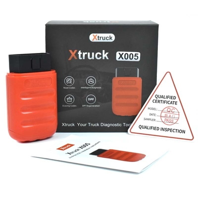 Xtruck X005 インテリジェント診断 ECU 読み取りおよびフラッシュ対応 SHAC-MAN SINOTRUK 東風 FAW WEICHAI