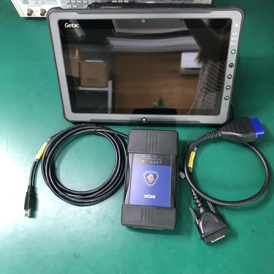 Scaniaトラックおよびバス用のScania VCI4診断ツールを備えたGetac F110タブレット Scania VCI4診断スキャナー 車両通信インターフェース VCI4