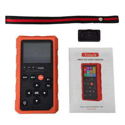 Xtruck 819 OBD2 スキャナー 強化OBDIIモード 6 9 メジャープロトコルサポートと2.8インチのIPSディスプレイ