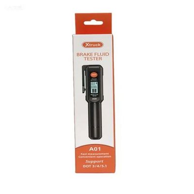 Digital Brake Fluid Tester with 155mm*30mm*25mm Size 38.5g Weight and 0~50°C Usage Environment for Accurate Brake Oil Testing