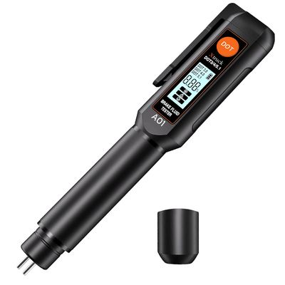155mm*30mm*25mmのデジタルブレーキ液体テスト機 サイズ38.5g 重量0~50°Cの使用環境 DOT3/DOT4/DOT5.1ブレーキオイル
