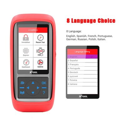 Xtool X100 Pro2 Auto Key Programmer Automotive Scanner IMMO Car OBD2 Code Reader Diagnostic Tool With EEPROM Adapter Free Update          
