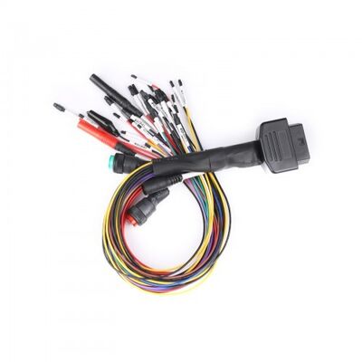 GODIAG フルプロトコル OBD2 ジャンパー トライコア ブレークアウト ケーブル、DC 電源および独立した GND4 GND5 を備えた ECU プログラミング用