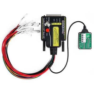 GODIAG トリコア ブレークアウト ケーブル フル プロトコル OBD2 ジャンパー DC 電源と安全保護バナナ ヘッド付き