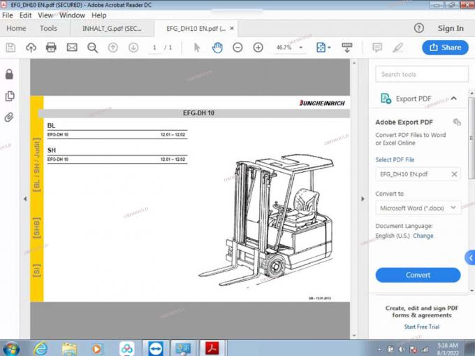 F110 タブレットと For Judit インカドボックス Jungheinrich 4 フォークリフト 診断ツール 4.37 ソフトウェア部品 カタログ Judit ET EN 診断ツール 31
