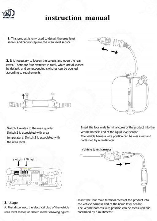 Xtruck Euro 6 尿素センサー修理ツール (24V ディーゼルトラック) 4